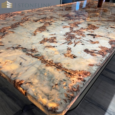 Alaska white granite table