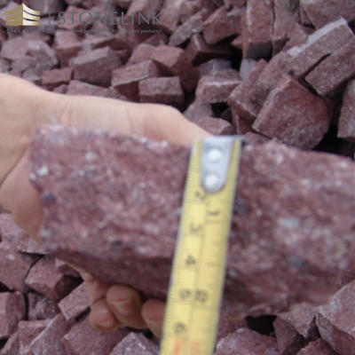 G666 Ocean Red granite paving