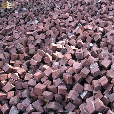 G666 Ocean Red granite paving