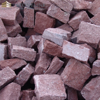 G666 Ocean Red granite paving