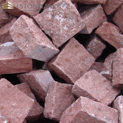 G666 Ocean Red granite paving