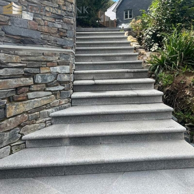 G602 grey granite step