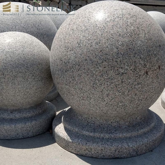 Granite parking stone ball