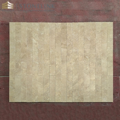 Iran beige travertine cross cut stone tiles